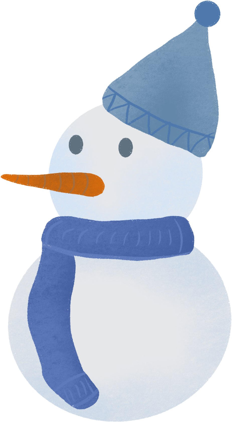 Winter Snowman Blue Mother Png And Psd - Snowman (2000x2000), Png Download