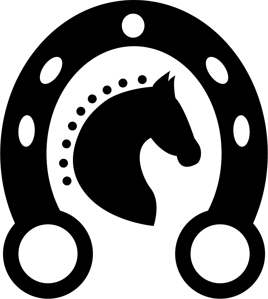 Horse Svg Horseshoe - Horseshoe Png (878x981), Png Download