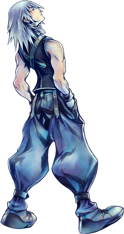 Character02 - Riku04 - Hearts Re Chain Of Memories (561x951), Png Download