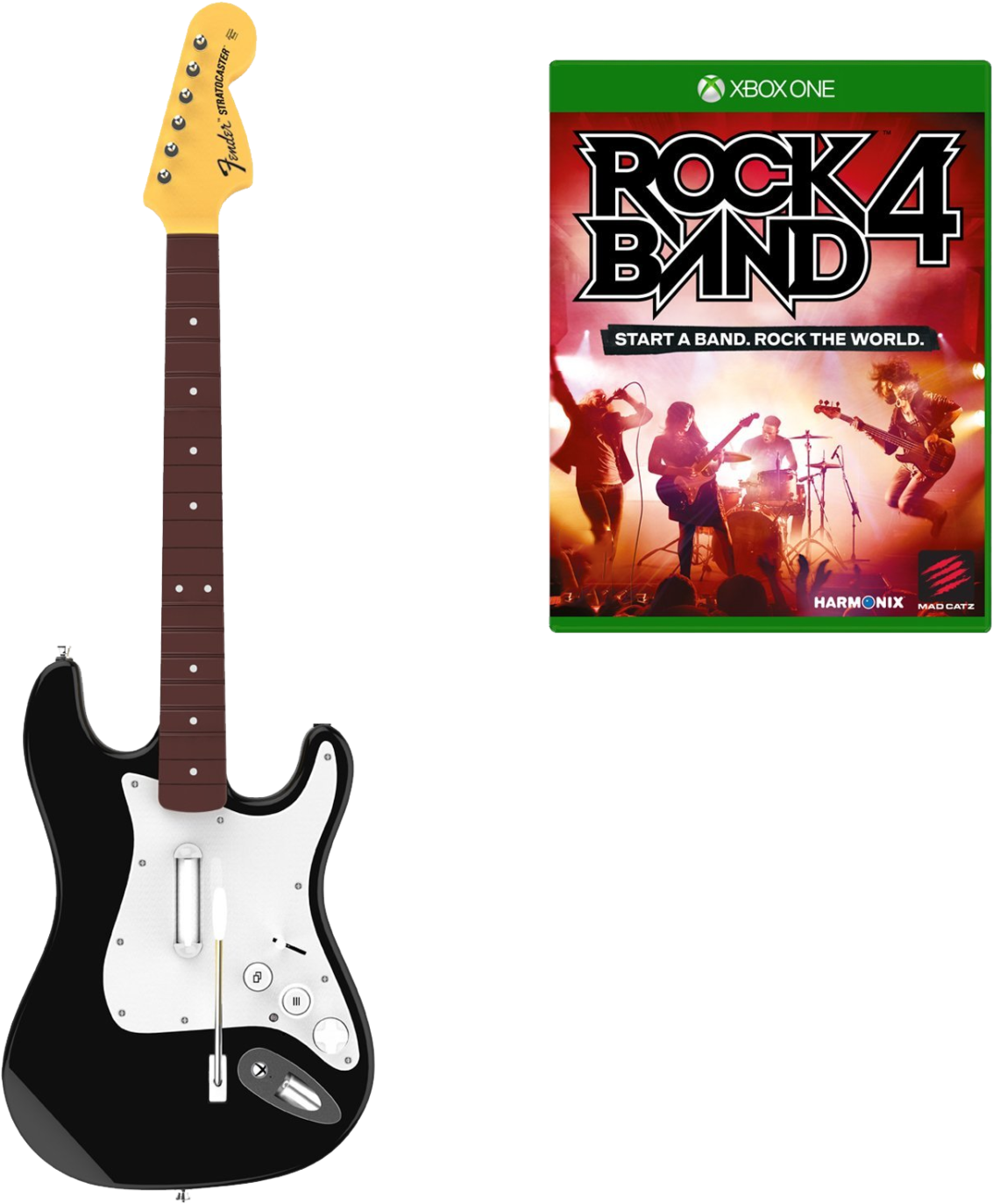 Rock Band 4 With Guitar - Rock Band Xbox One (1400x1400), Png Download