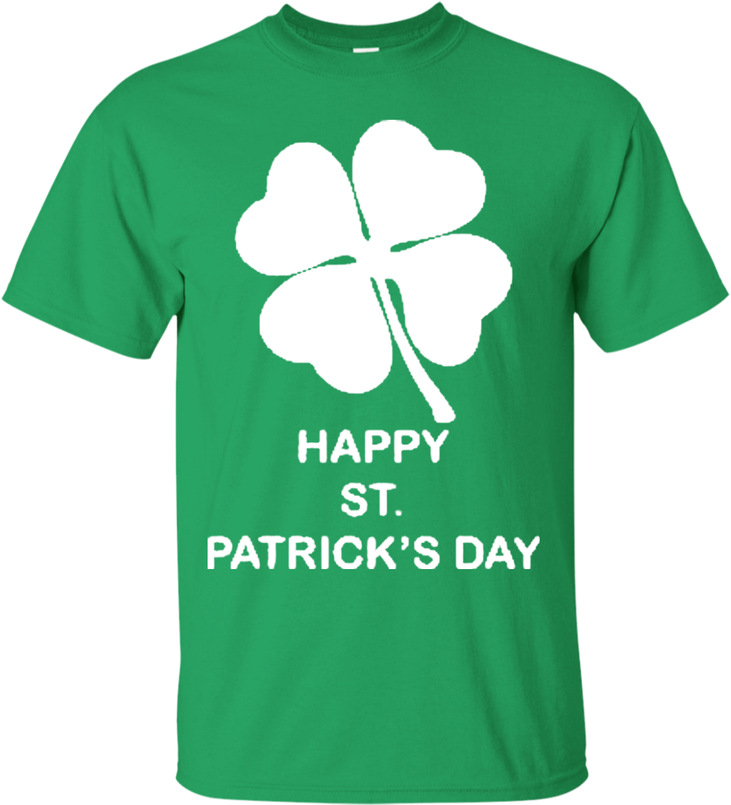 Happy St Patrick's Day T Shirt Hoodie Sweater - T-shirt (1155x1155), Png Download