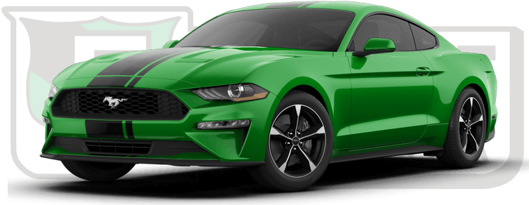 Ford Mustang Grey 2019 (1160x300), Png Download