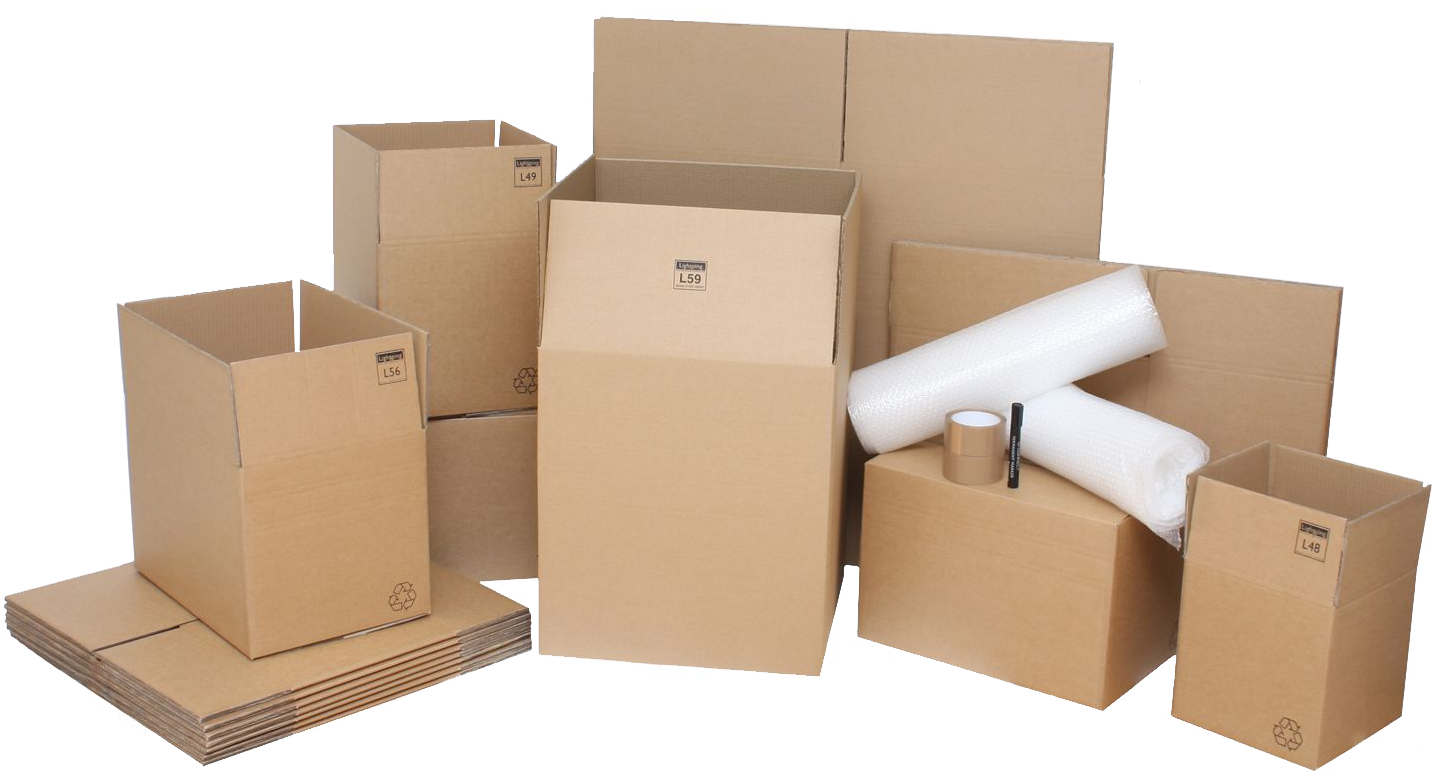 Movivan Packing Boxes - Removal Boxes (1439x777), Png Download
