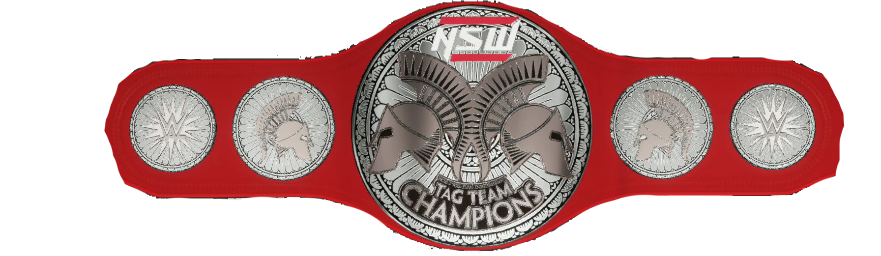 Raw Tag Team Titles - Circle (1920x1088), Png Download