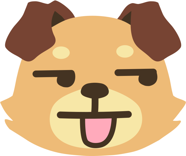 Dog Sticking Out Tongue (760x657), Png Download