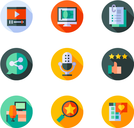 Blogger And Influencer - Back To School Icons Png (600x564), Png Download