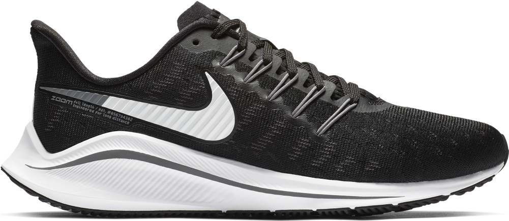 Right Lateral Side Of Black/white Nike Air Zoom Vomero - Nike Air Vomero 14 (1000x1000), Png Download