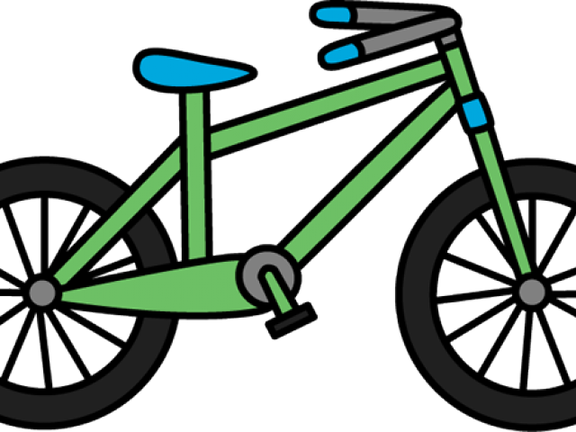 Riding A Bike Clipart (640x480), Png Download