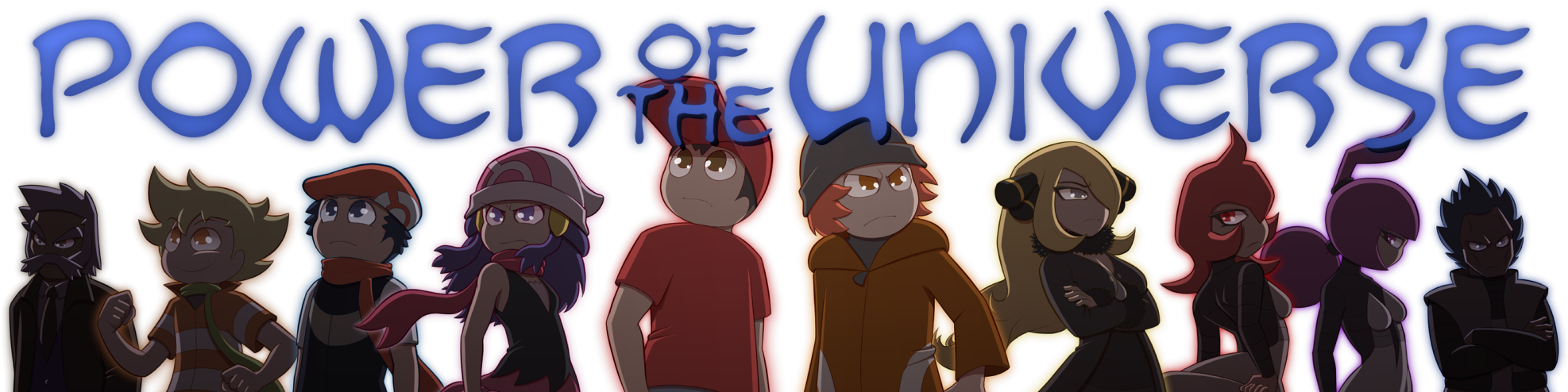 Power Of The Universe - Cartoon (2000x500), Png Download
