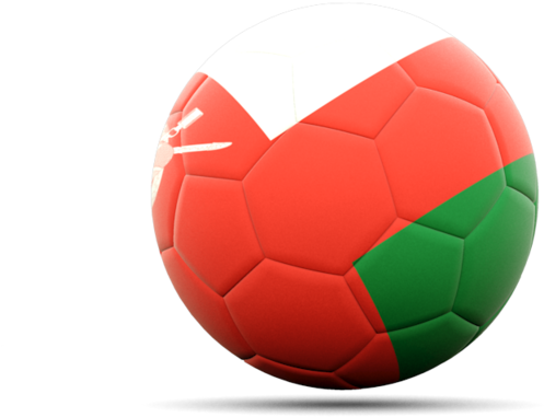 Illustration Of Flag Of Oman - Oman Flag With Football (640x480), Png Download