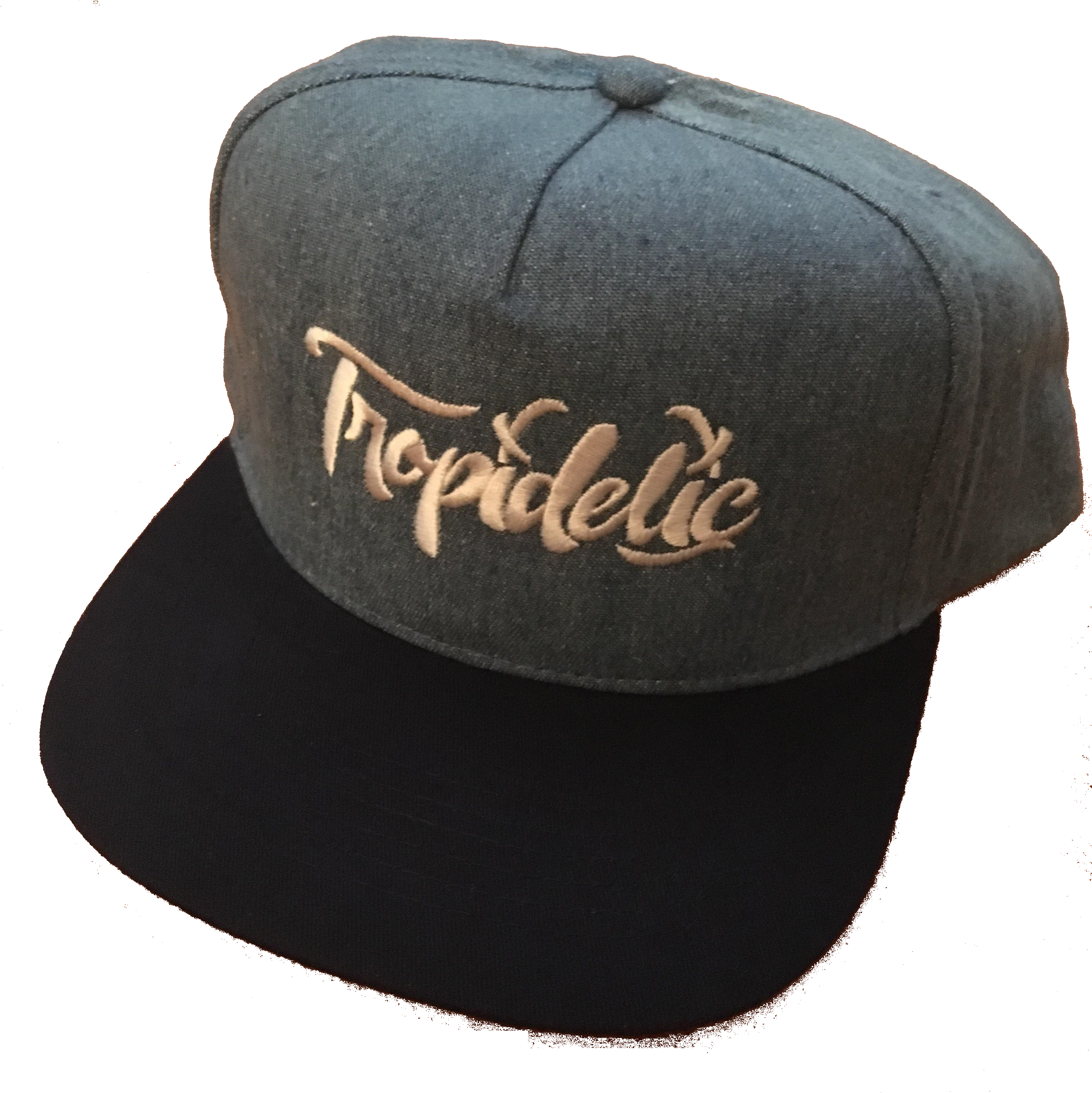 Snapback Hat Denim 2 Tone W/ Trop Logo (3024x3024), Png Download