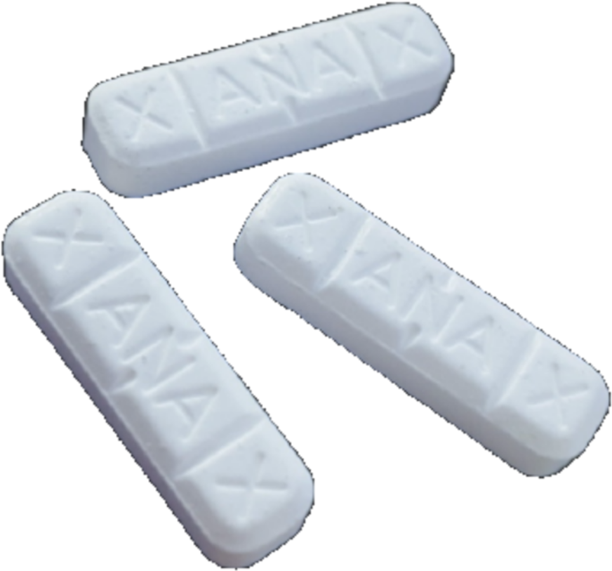 Xanax Bars Happypills Sticker Rachelpinion Png Transparent - Transparent Xans (1590x1590), Png Download
