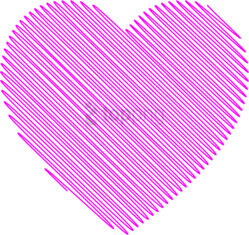 Free Png Download Red Heart Scribble Transparent Png - Scribble Heart Png (850x802), Png Download