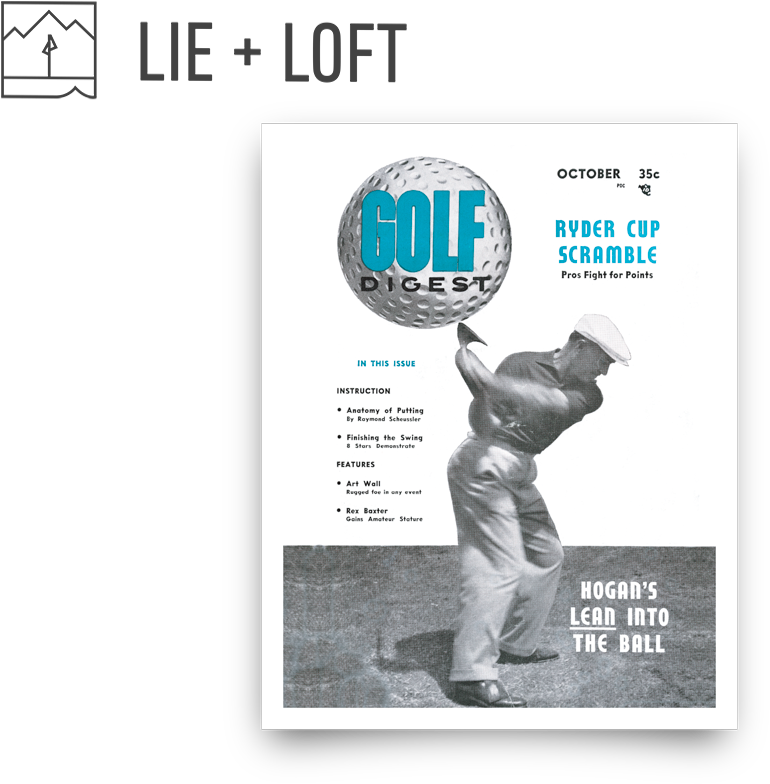 Ben Hogan Golf Digest Cover Print - Flyer (865x864), Png Download
