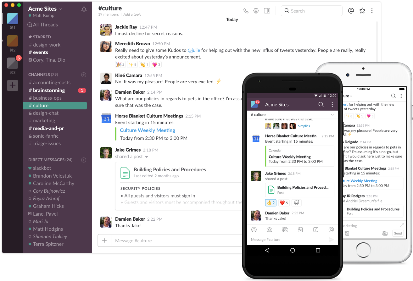 Wait, What's Slack - App Slack (1400x960), Png Download