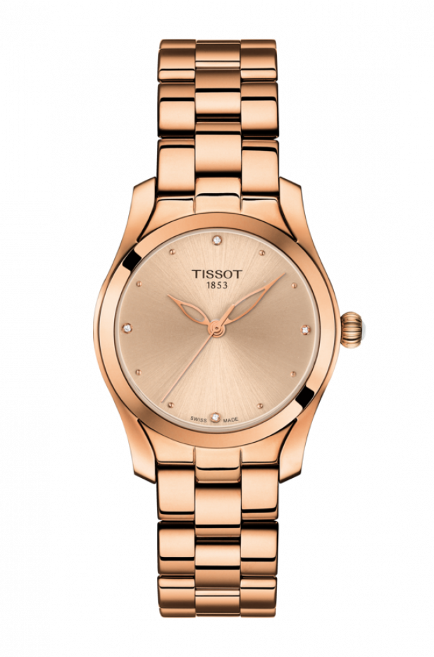 Prev - Tissot Rose Gold Watch Womens (616x932), Png Download