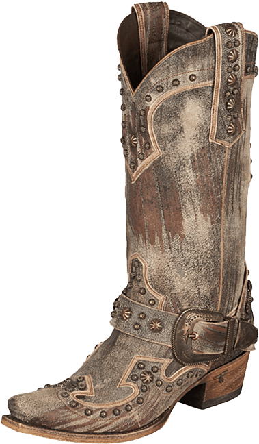 Lb0225b - Cowboy Boot (616x667), Png Download