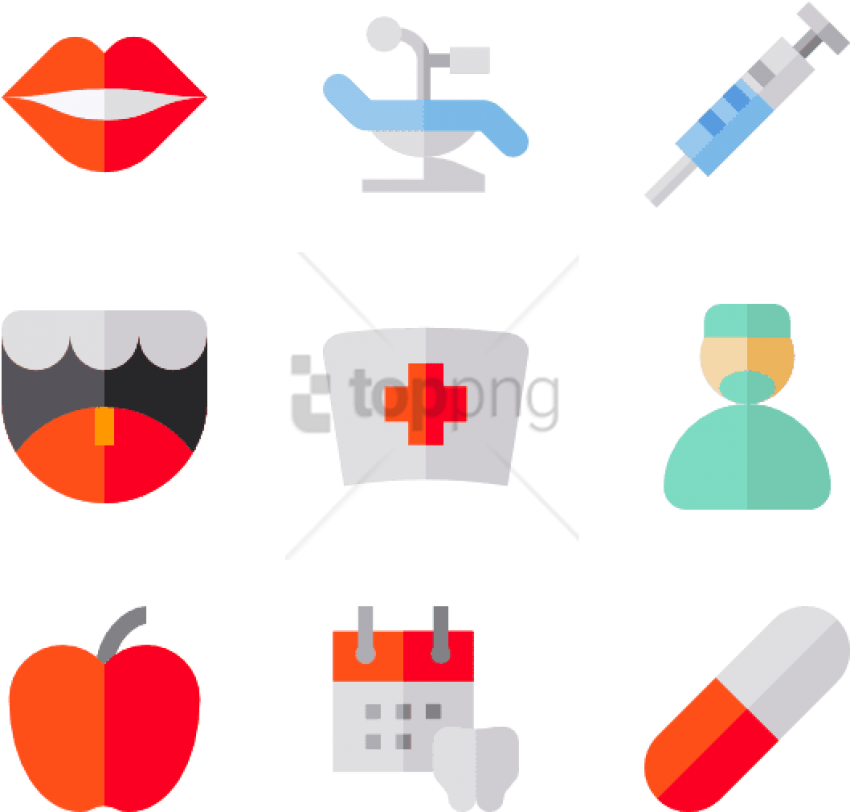 Free Png Dental Icons Psd Png Image With Transparent (850x812), Png Download