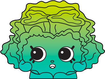 56223 Shopkins Glitzi Collectors Case Kris P Lettuce - Shopkins Kris P Lettuce (400x400), Png Download