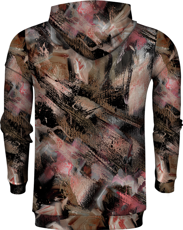 Watercolor Floral Hoodie - Hoodie (600x755), Png Download