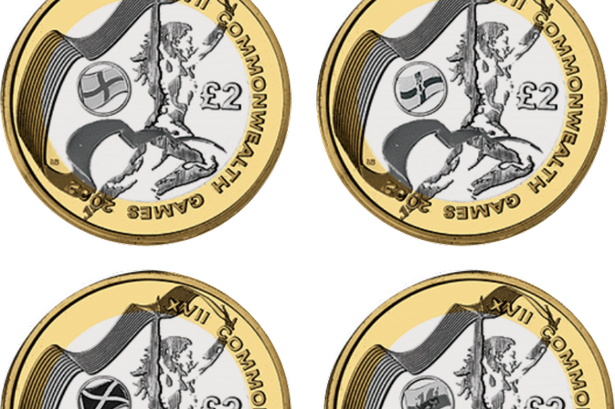 Commonwealth £2 Coins - 2 Commonwealth Games Coin (615x409), Png Download