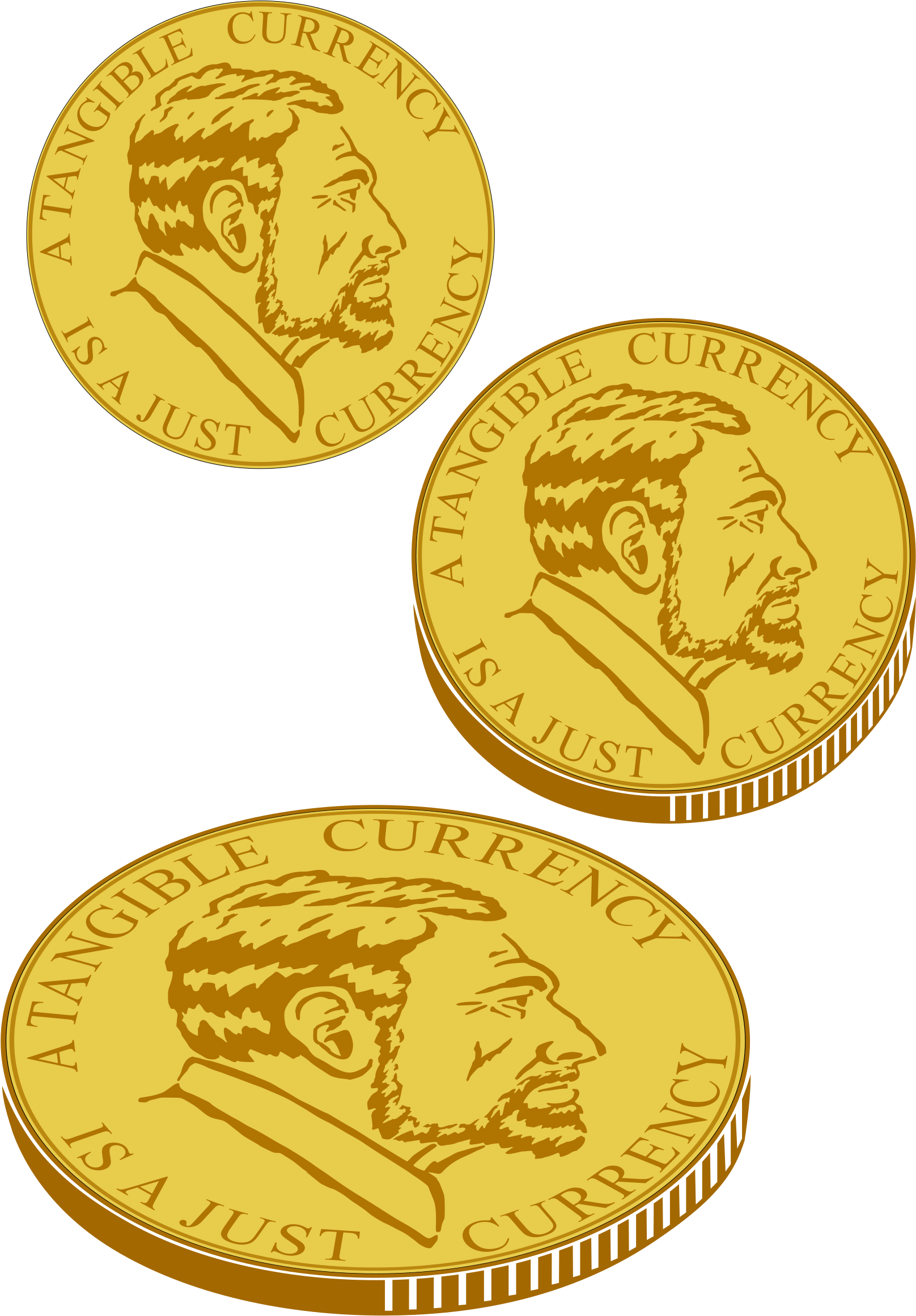 Clipart Freeuse Download Clipart Gold Coin - Gold Coin Clip Art (1697x2400), Png Download