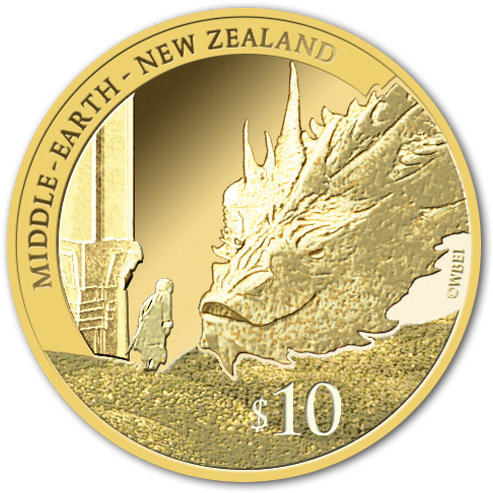 The Battle Of The Five Armies Premium Gold Coin - Hobbit Coins New Zealand (600x600), Png Download