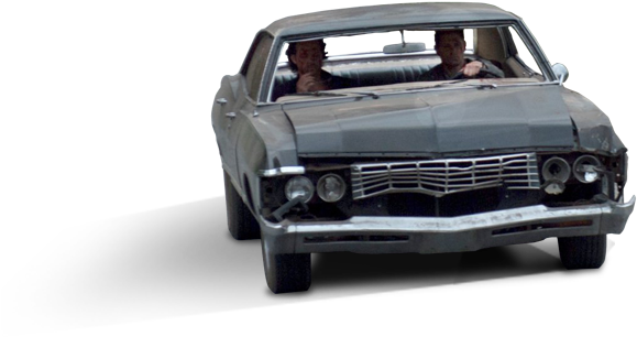 El Auto De Supernatural - Supernatural Carro De Dean (590x330), Png Download