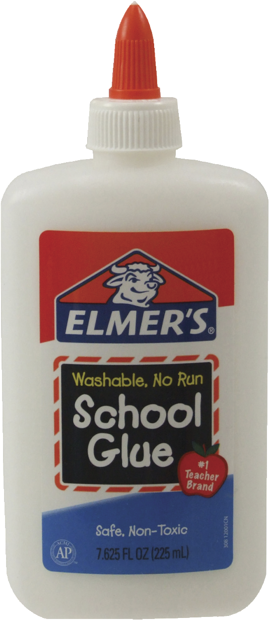 Elmer's Non-toxic Washable No Run School Glue, 8 Oz - Non Toxic Glue For Skin (1480x1480), Png Download