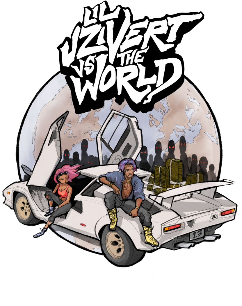 Lil Uzi Vert Logo Png - Lil Uzi Vert Vs The World Tour (1000x1545), Png Download