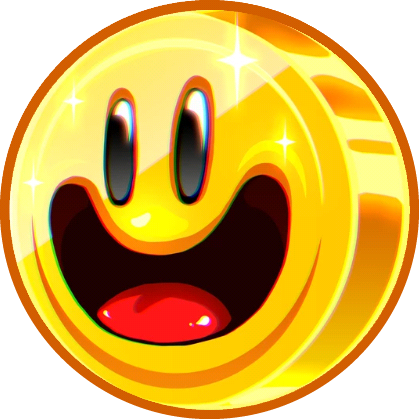 Gold Coin Circled - Arcade Skin Agar Io (419x419), Png Download