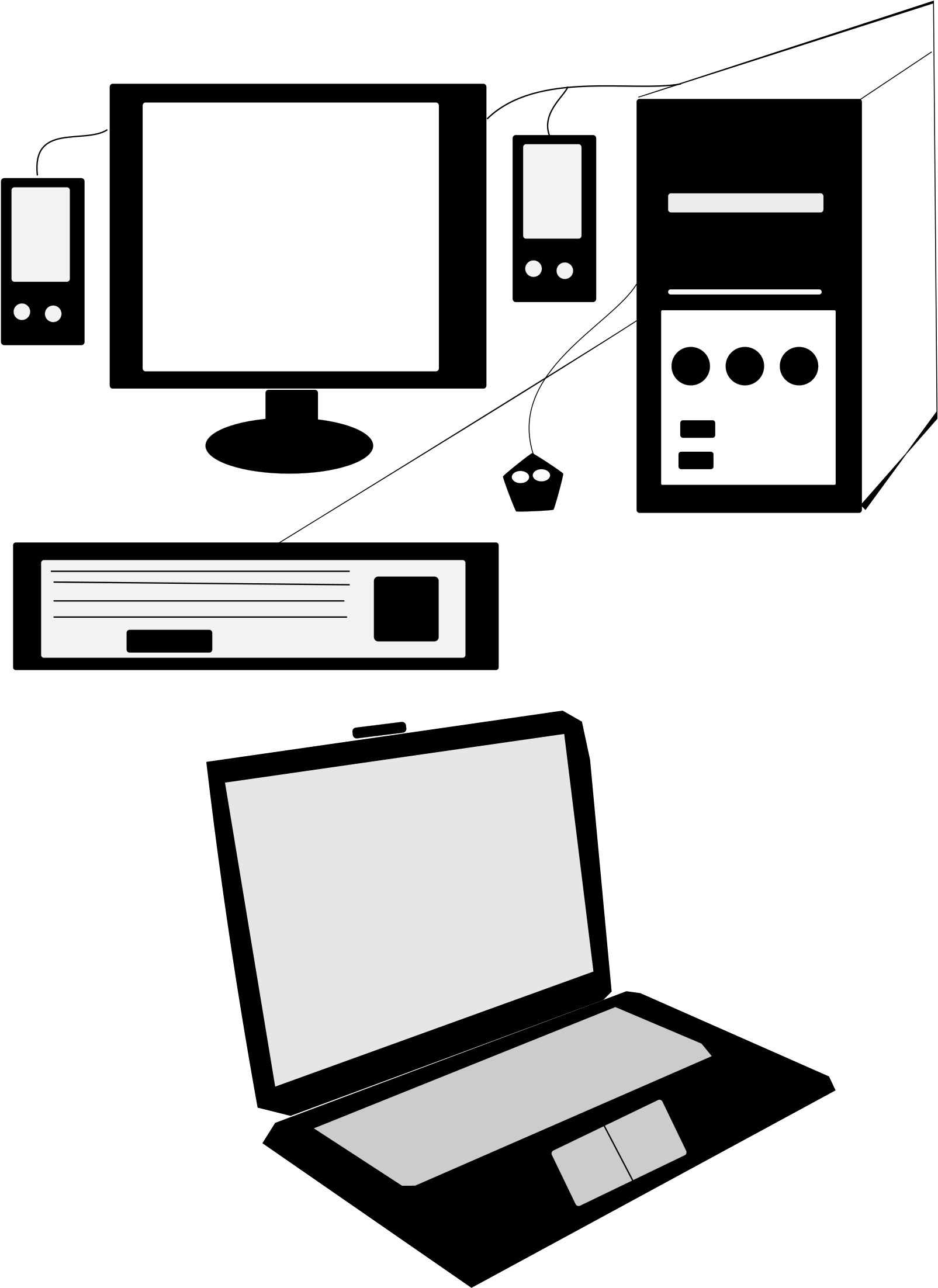 This Free Icons Png Design Of Icono- Pc (1697x2400), Png Download