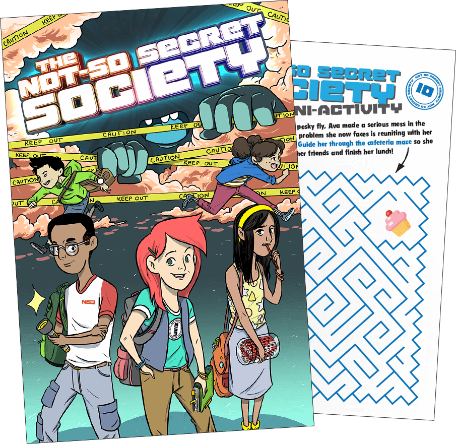 Free Comics Free Activities Did They Say Free - Not-so Secret Society: Tale (905x881), Png Download