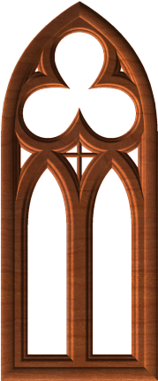Gothic Window - Gothic Window Png (430x430), Png Download