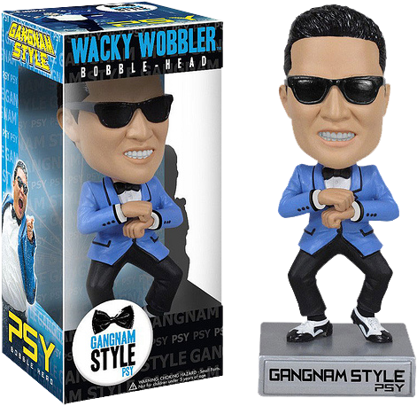 Psy Wacky Wobbler - Funko - Psy Gangnam Style Wacky Wobbler (471x458), Png Download