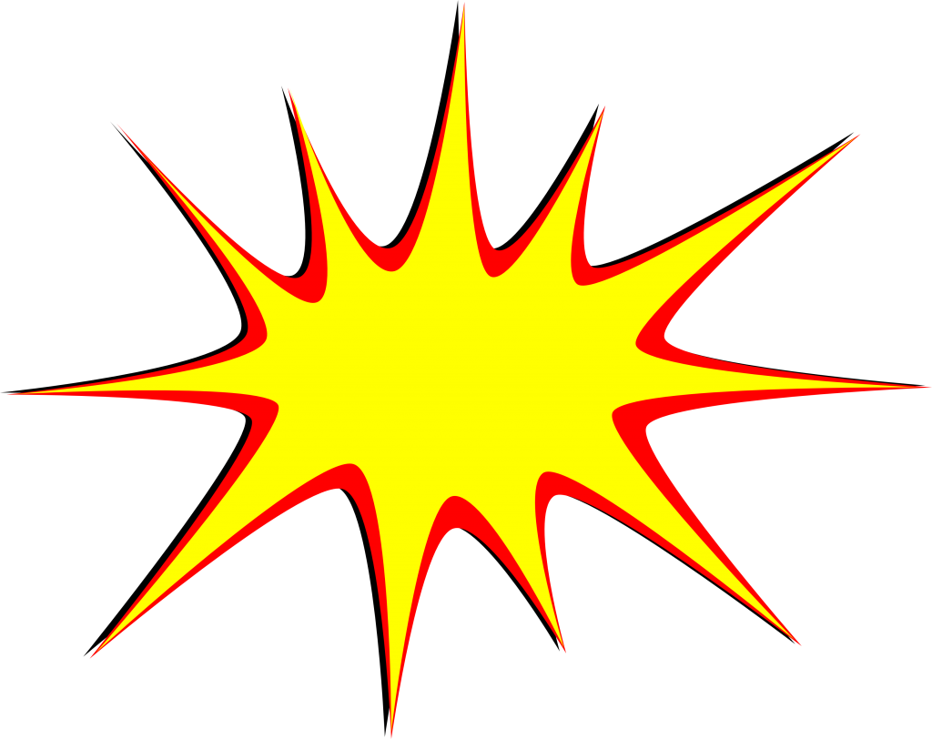 Comic Boom Png (1024x812), Png Download