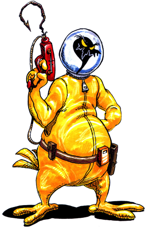 Psy-crow - Earthworm Jim Characters (300x468), Png Download