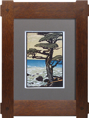 Craftsman Through Tenon Wood Frames - Craftsman Wood Picture Frames (450x450), Png Download