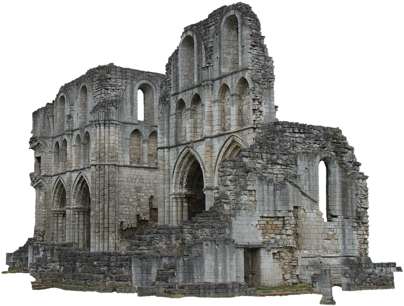 Ruins, Gothic, Medieval, Architecture, Fortress, Castle - Roche Abbey (960x720), Png Download