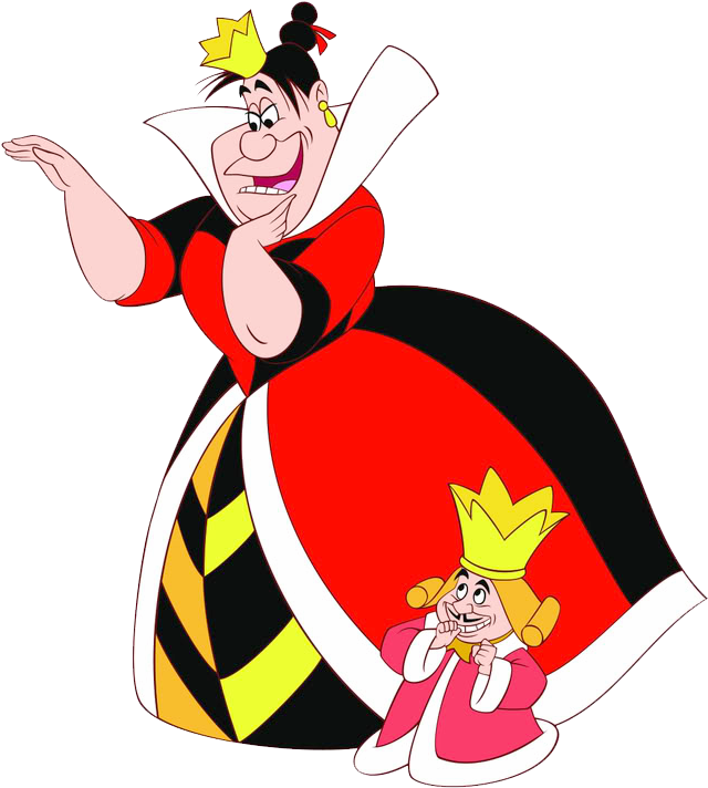 Queen - Queen Of Hearts And Alice (661x742), Png Download