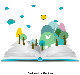 Cartoon Hand-painted Simple Book Design, Simplicity, - Book (360x360), Png Download