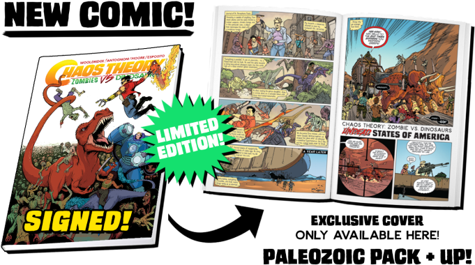 ☣the Comic You Can Get Chaos Theory Vol - Comics (695x391), Png Download