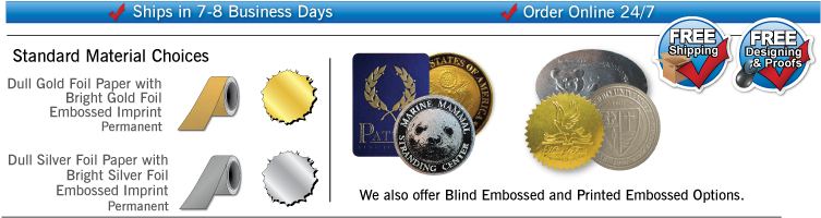 Metallic Foil Embossed Labels Come Standard With Permanent - Silver (752x210), Png Download