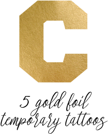 "c" Temporary Tattoo - Calligraphy (397x480), Png Download