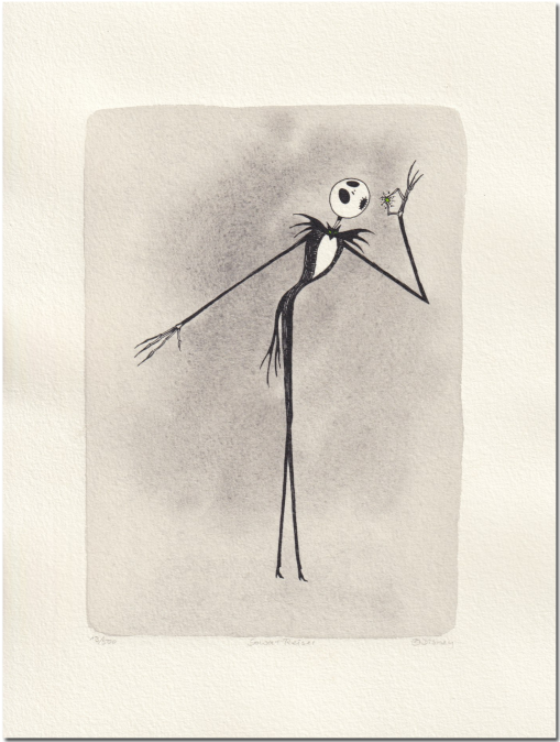 The Nightmare Before Christmas, Jack Skellington, Limited - Sketch (676x676), Png Download