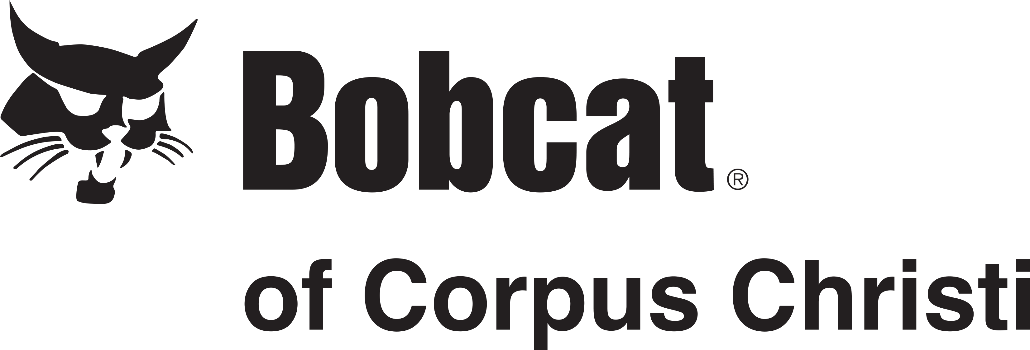 Let Us Earn Your Business Stop By Or Give Us A Call - Bobcat Head Black Bobcat Head Black Bib (3864x1800), Png Download