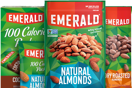 Almonds Category Hero Image - Emerald Almonds (461x344), Png Download