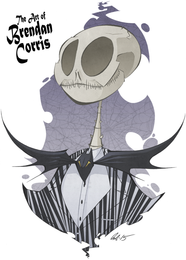 Rendan Ortis The Nightmare Before Christmas - Night Before Christmas Pumpkin King Jack Skellington (600x837), Png Download