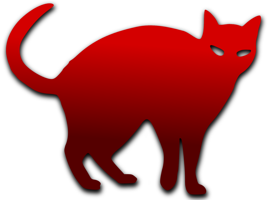 Clip Royalty Free Library Clip Art Image Illustration - Red Cat Clipart (958x675), Png Download