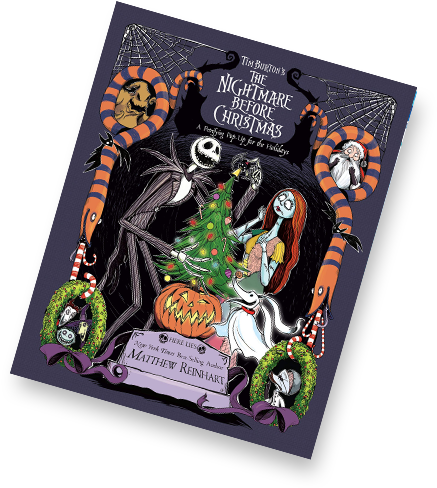 Pixar Pop-up Book - Disney Tim Burton's The Nightmare Before Christmas (500x500), Png Download